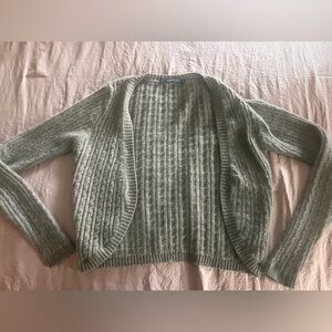 Seventy Italian cashmere size 44 or medium shrug crop cardigan sweater knit